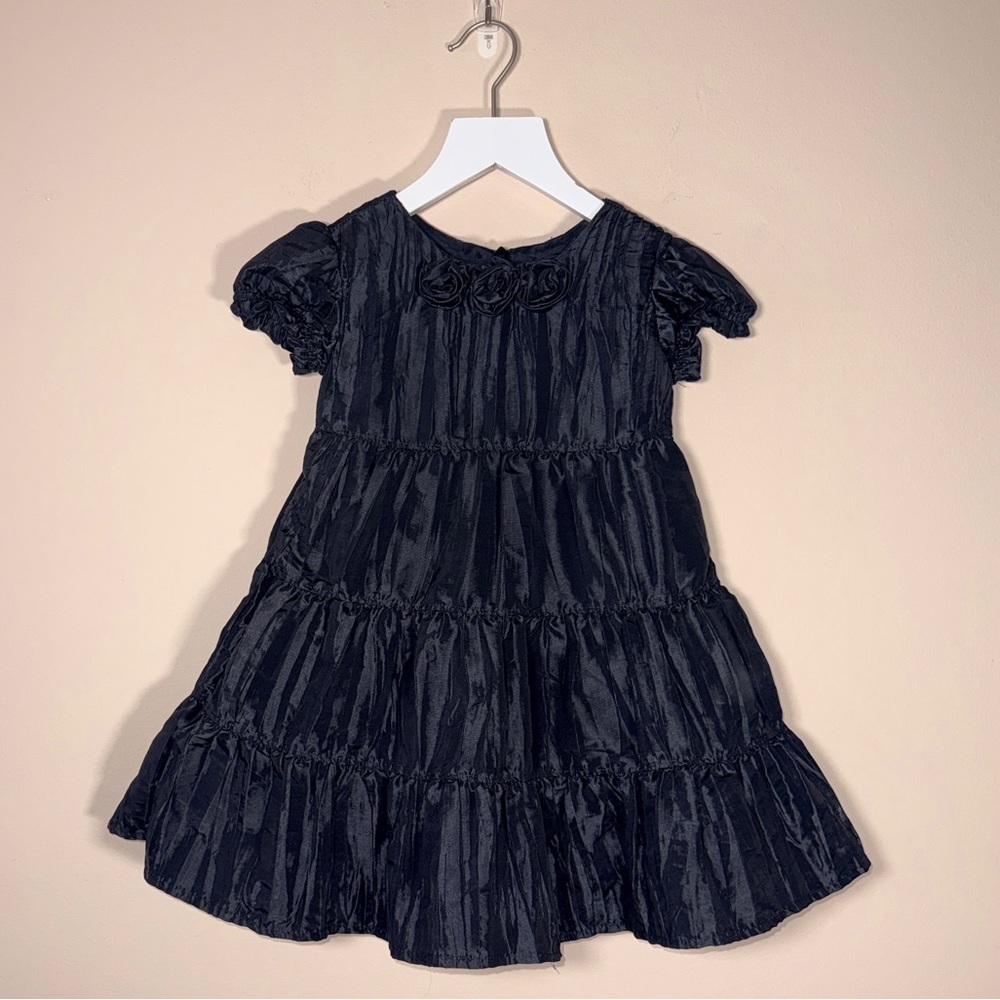 Hanna Andersson Black Dress - Black Puffy Dress - 3